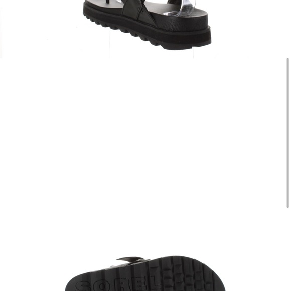 SOREL black ankle sandals worn 5 times - Picture 3 of 3